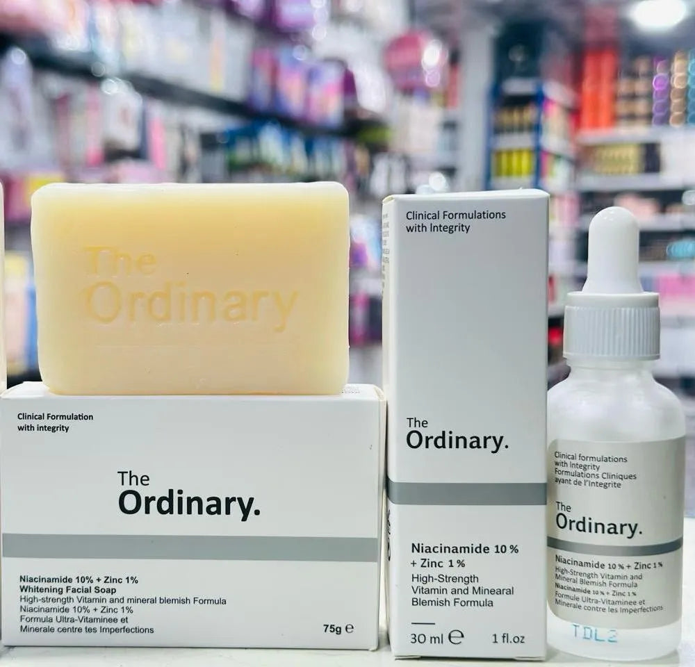 Ordinary 2 in 1 Bundle Niacinamide Soap + Serum  Eid Special