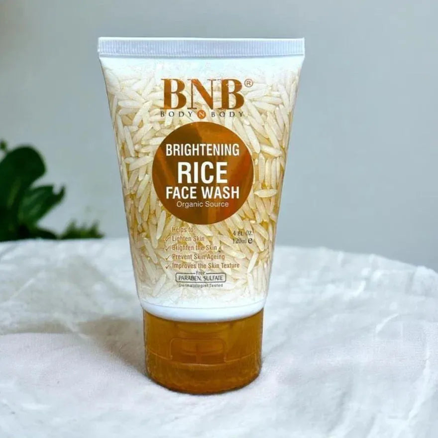 Brightening Rice Face Wash 120ml Organic Whitening